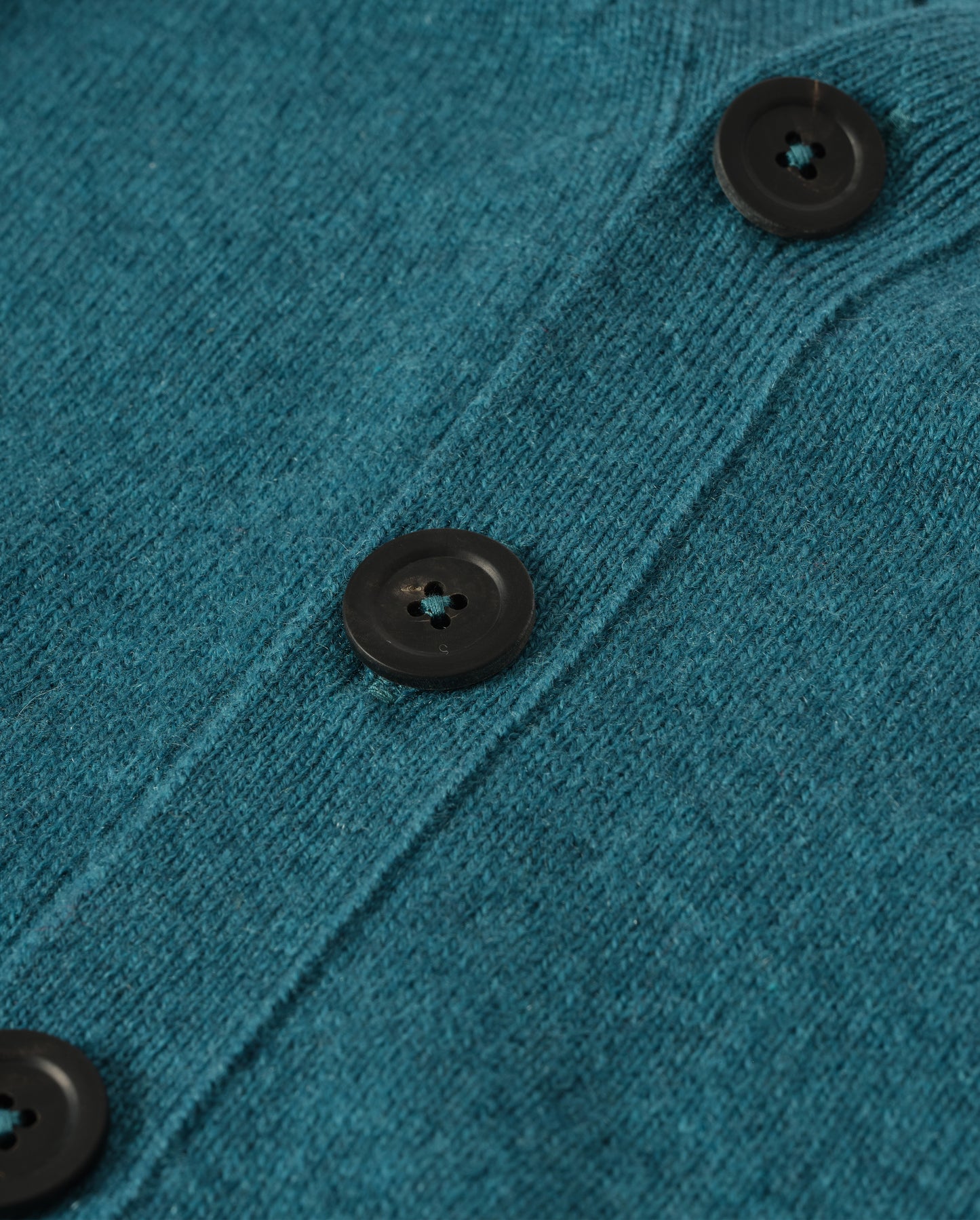 JOHNSTONS OF ELGIN REDPATH VEE NECK CARDIGAN CASHMERE VEE NECK CARDIGAN - 4 PLY GREEN 100% CASHMERE KAA05962HC4327