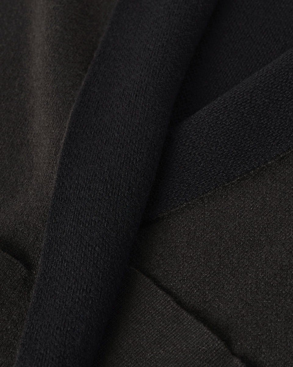 Johnstons of Elgin AW25 Women's Knitwear Iron & Black Double-Face Grey Cashmere Cardigan KBA01021Q25336
