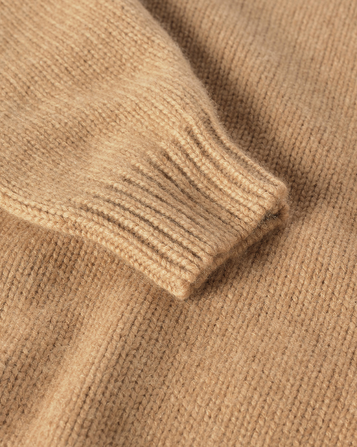Murchison Camel Marble Cashmere & Cotton Jumper