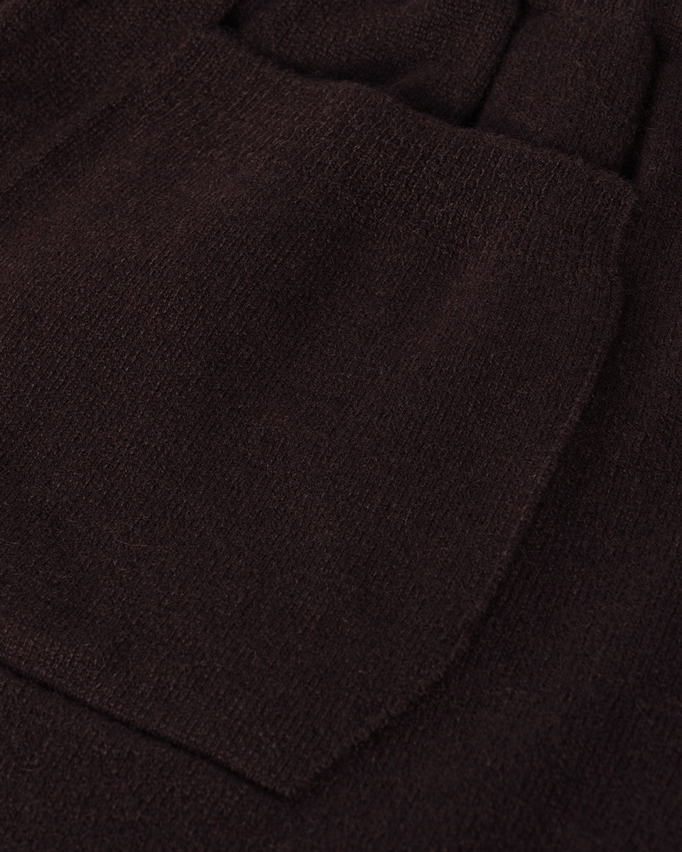 Johnstons of Elgin AW25 Men's Knitwear Molasses Tapered Cashmere Brown Joggers KBP00948SB7290