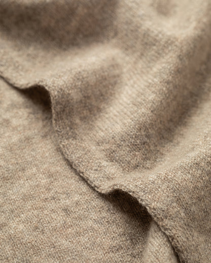 JOHNSTONS OF ELGIN CASHMERE GAUZY RAEBURN TRAVEL WRAP LIGHT BROWN 100% CASHMERE HAA03407HB4447ONE