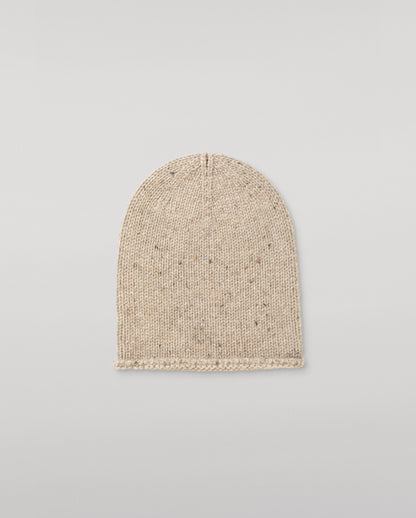 JOHNSTONS OF ELGIN TIREE BEANIE NATURAL 100% CASHMERE  HAC03613HA0397ONE