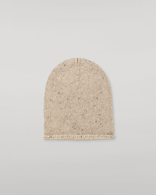 JOHNSTONS OF ELGIN TIREE BEANIE NATURAL 100% CASHMERE  HAC03613HA0397ONE