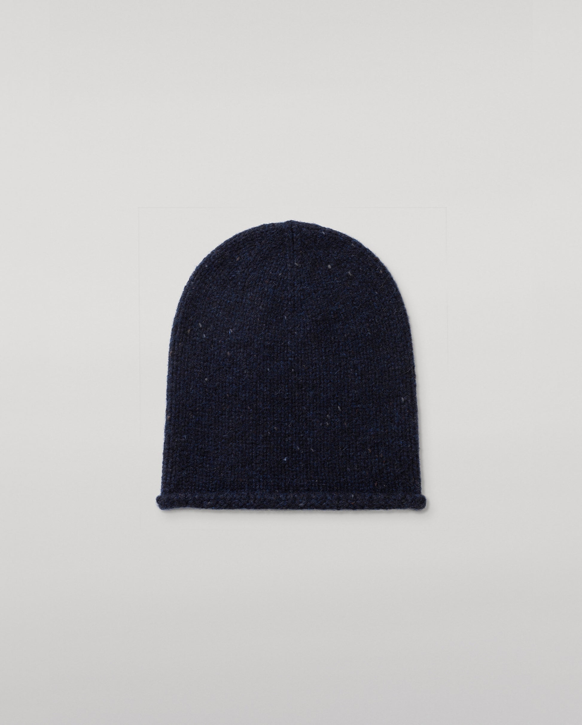 JOHNSTON OF ELGIN TIREE BEANIE BLUE 100% CASHMERE HAC03613HD7348ONE