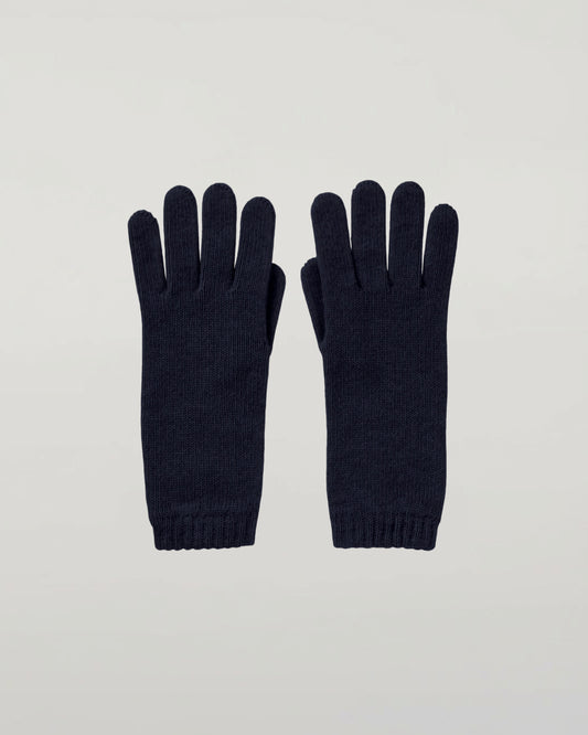 Johnstons of Elgin Knitted Accessory Navy Women's Cashmere Gloves HAD03226SD070752
