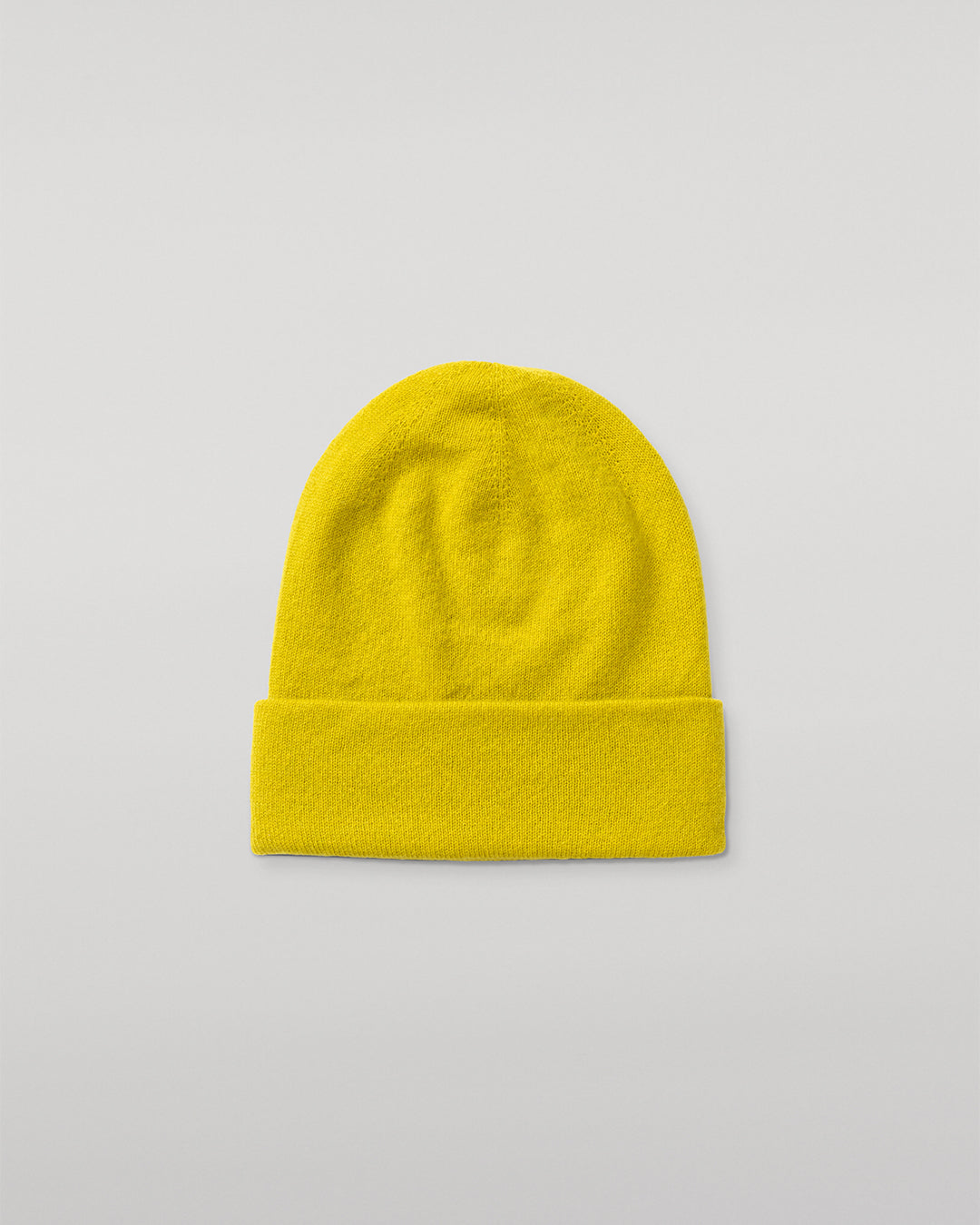 JOHNSTONS OF ELGIN CASHMERE BEANIE HAT 100% CASHMERE IN YELLOW HAE02655SC4716ONE