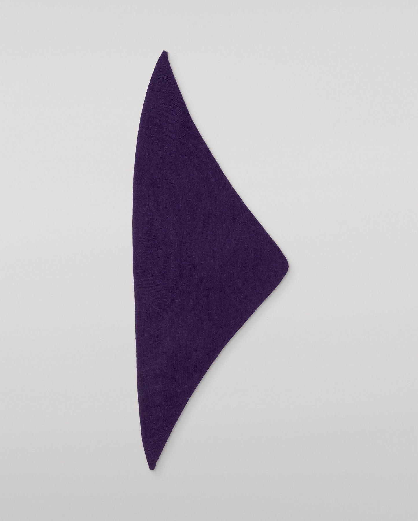 JOHNSTONS OF ELGIN CASHMERE GAUZY NECK TIE REEL BANDANA DARK PURPLE 100% CASHMERE HAE03430SD5370ONE