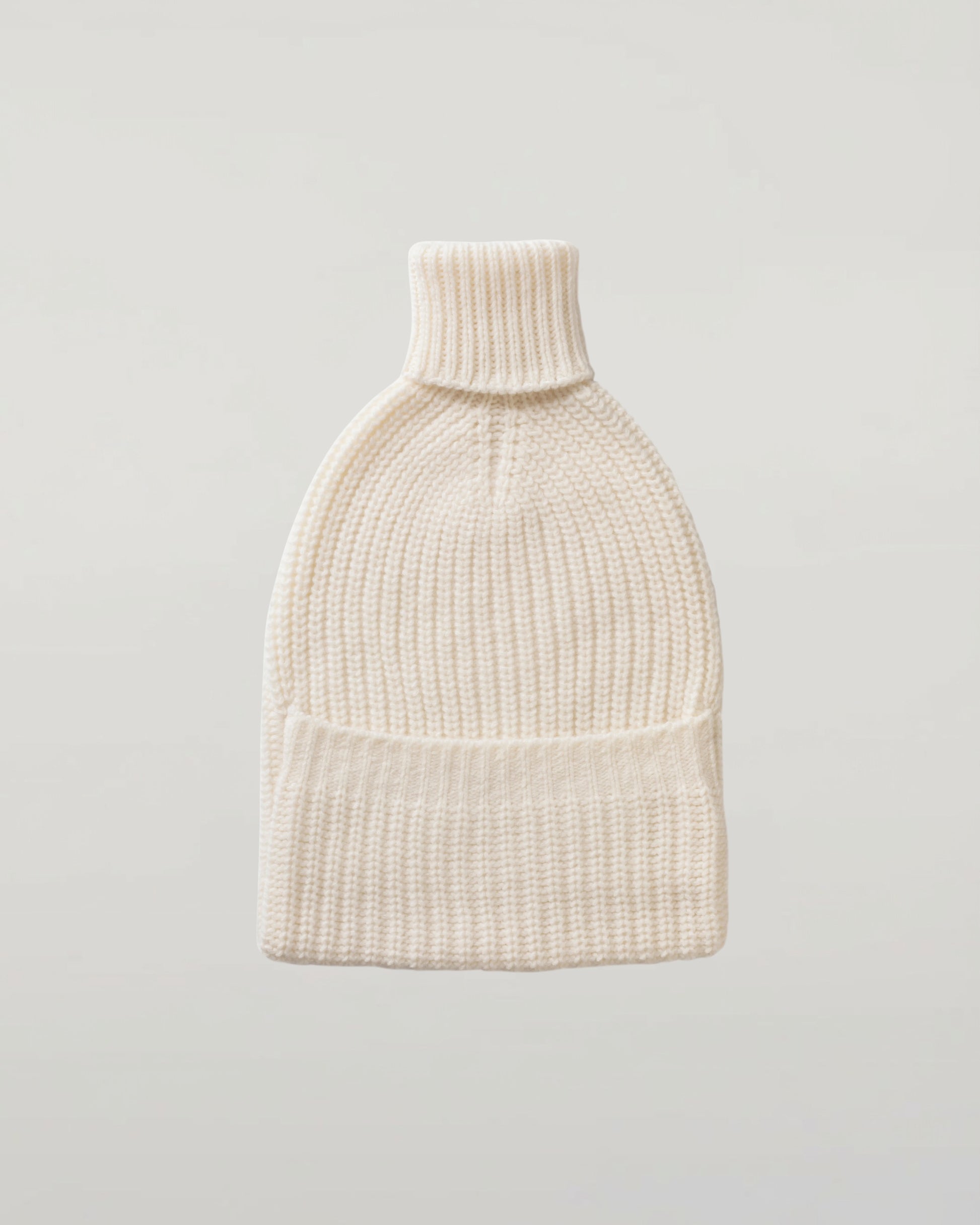 JOHNSTONS OF ELGIN HOT WATER BOTTLE COVER IN 100% CASHMERE IN WHITE PA000062SA0606ONE