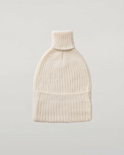 JOHNSTONS OF ELGIN HOT WATER BOTTLE COVER IN 100% CASHMERE IN WHITE PA000062SA0606ONE