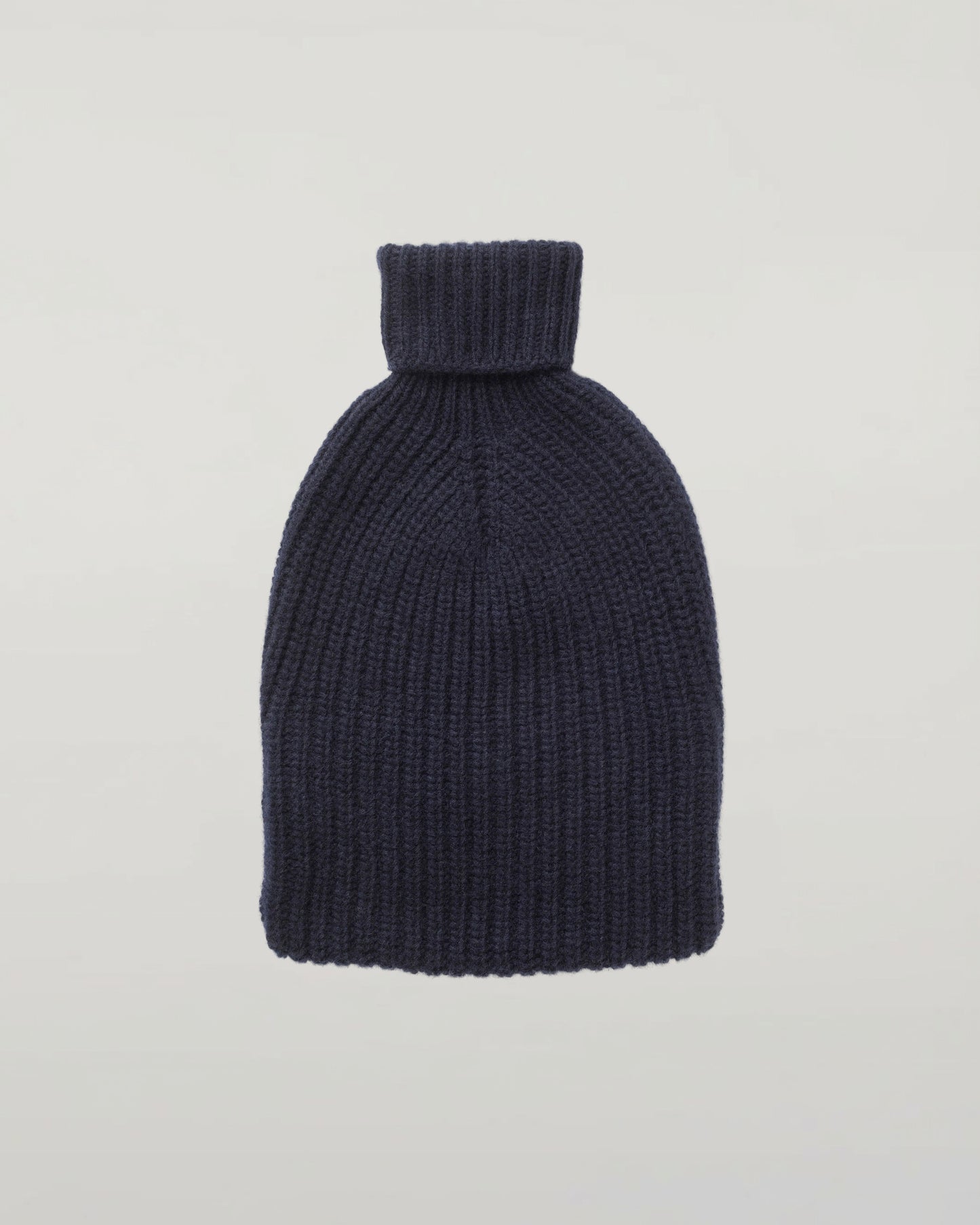 Johnstons of Elgin AW24 Knitted Accessory Dark Navy Cashmere Hot Water Bottle PA000062SD7286