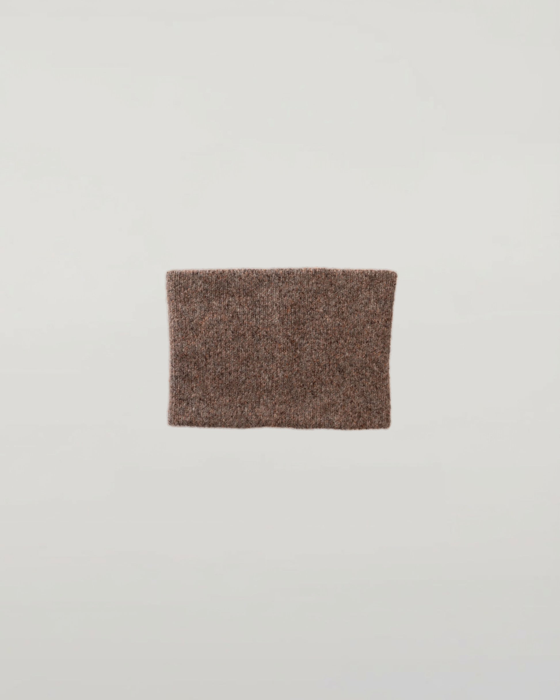 Johnstons of Elgin AW25 Knitted Accessories Molasses Mix Cashmere Bouclé Brown Snood HBC01130HB4415ONE