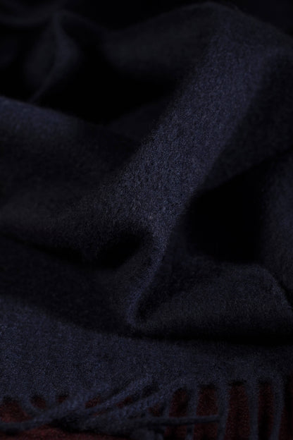 Johnstons of Elgin AW24 Woven Accessory Dark Navy Cashmere Scarf WA000016SD7330N/A