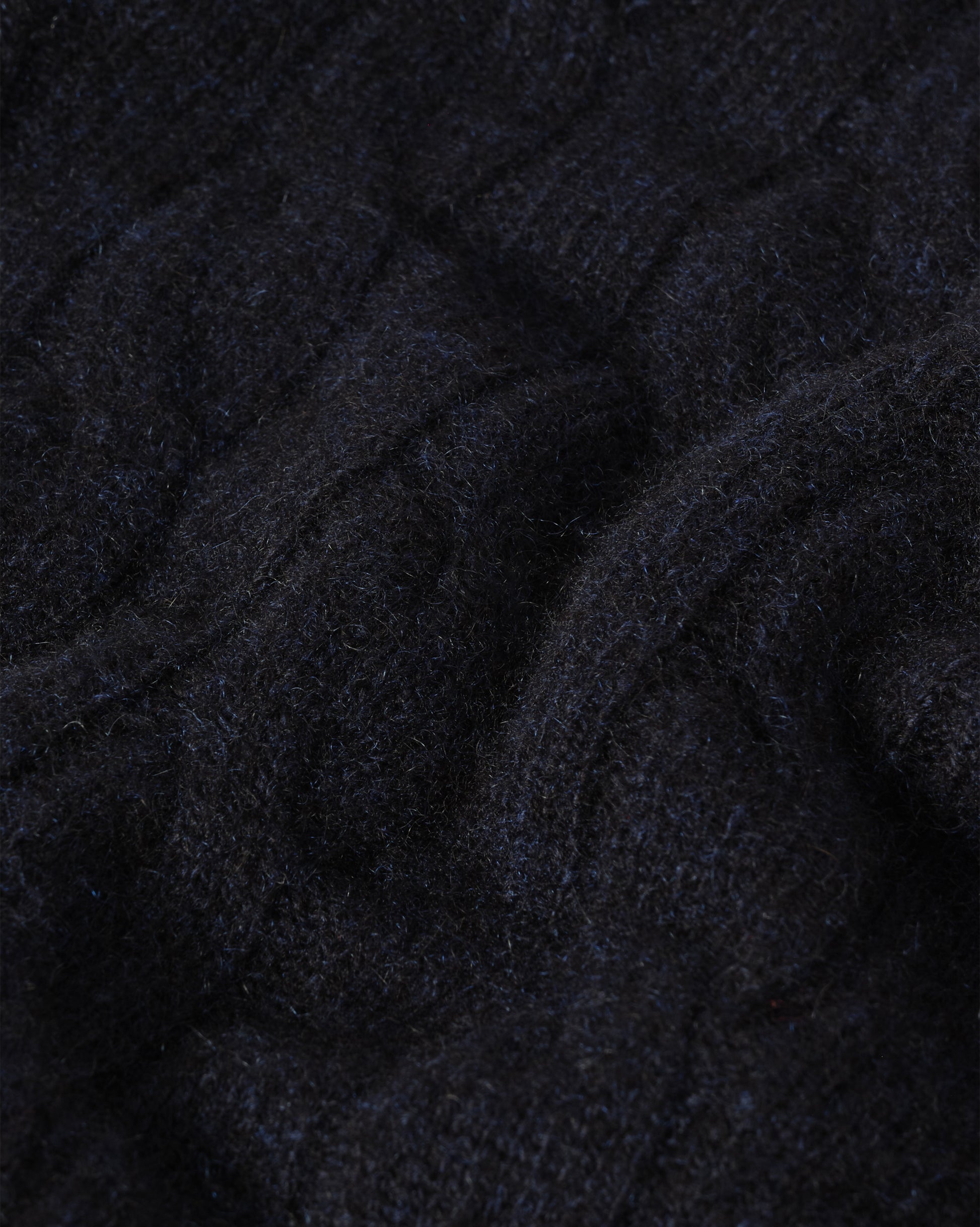 Johnstons of Elgin Men's 100% Cashmere Cable Sweater in Ink Blue KAA05754HD7347