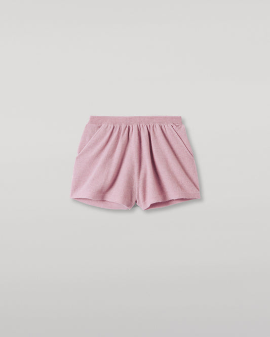 JOHNSTONS OF ELGIN WOMENS COVE SHORTS PINK 100% CASHMERE KAI05078HE0071