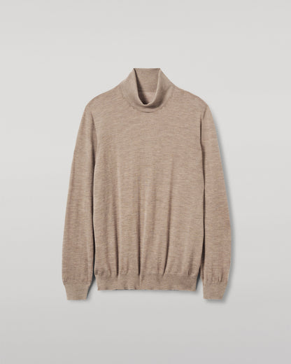 JOHNSTONS OF ELGIN MENS SUPERFINE FIN ROLL COLLAR GREY 100% SUPERFINE CASHMERE KAI05333HB0273