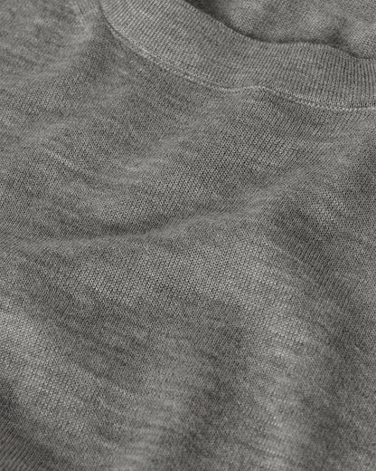 JOHNSTONS OF ELGIN WOMENS HONOR CASHMERE T_SHIRT IN GREY KAI05712HA4253