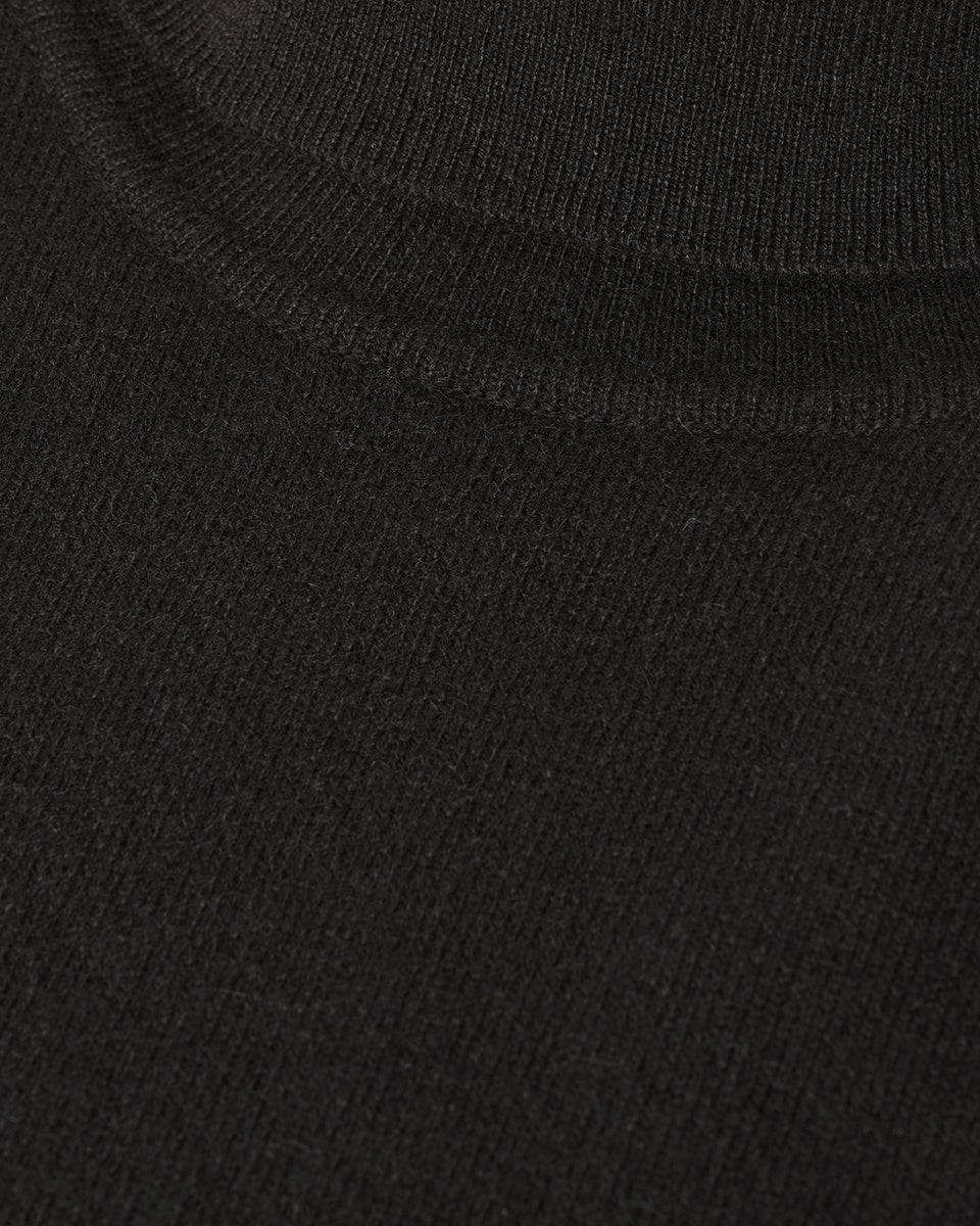 Johnstons of Elgin AW25 Women's Knitwear Iron Classic Cashmere Grey Roll Neck Jumper KAP05584SC7330