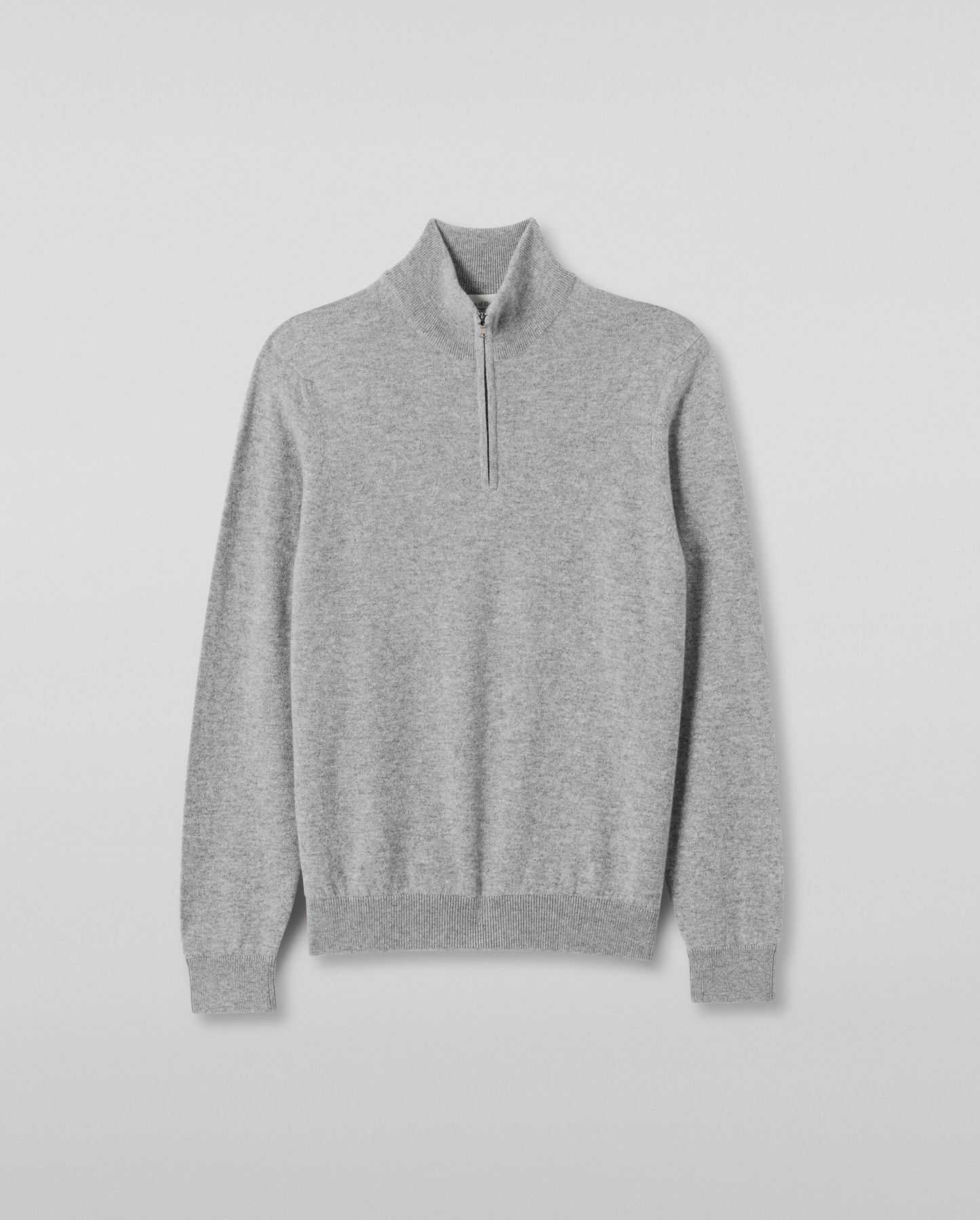 JOHNSTONS OF ELGIN MENS RORY CLASSIC HALF ZIP CLASSIC SWEATER 100% CASHMERE KAP05695HA0400