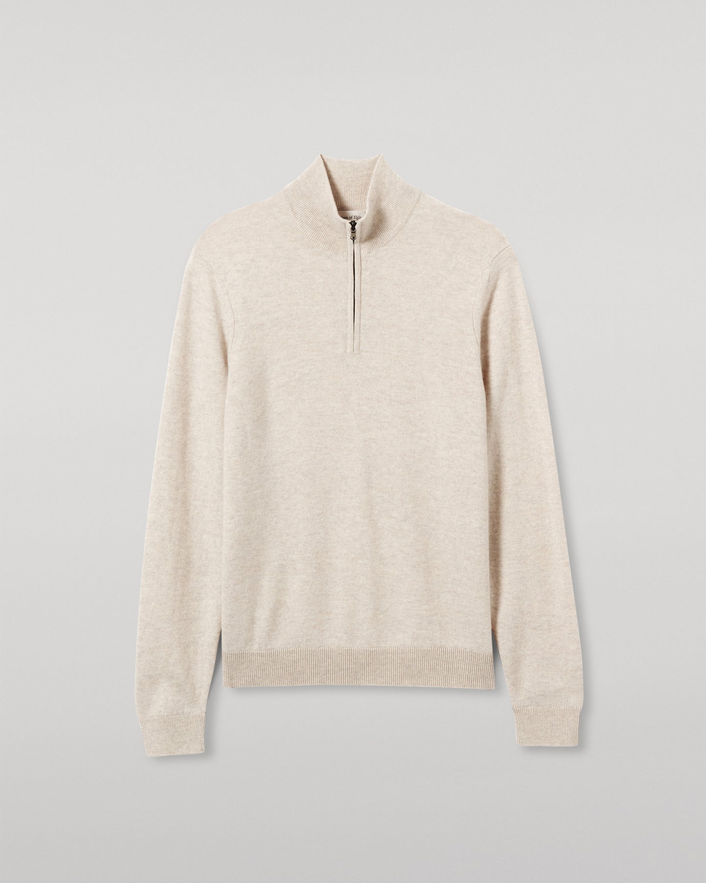 MENS RORY CLASSIC HALF ZIP CLASSIC SWEATER 100% CASHMERE FROM JOHNSTONS OF ELGIN  KAP05695HA0402