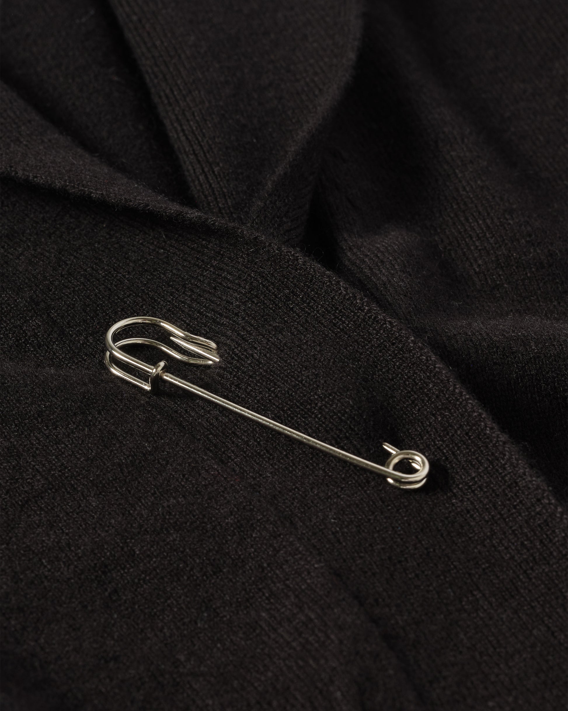JOHNSTONS OF ELGIN WOMENS CRATHIE SHAWL CARDIGAN BLACK 100% CASHMERE KAP05707SA7210