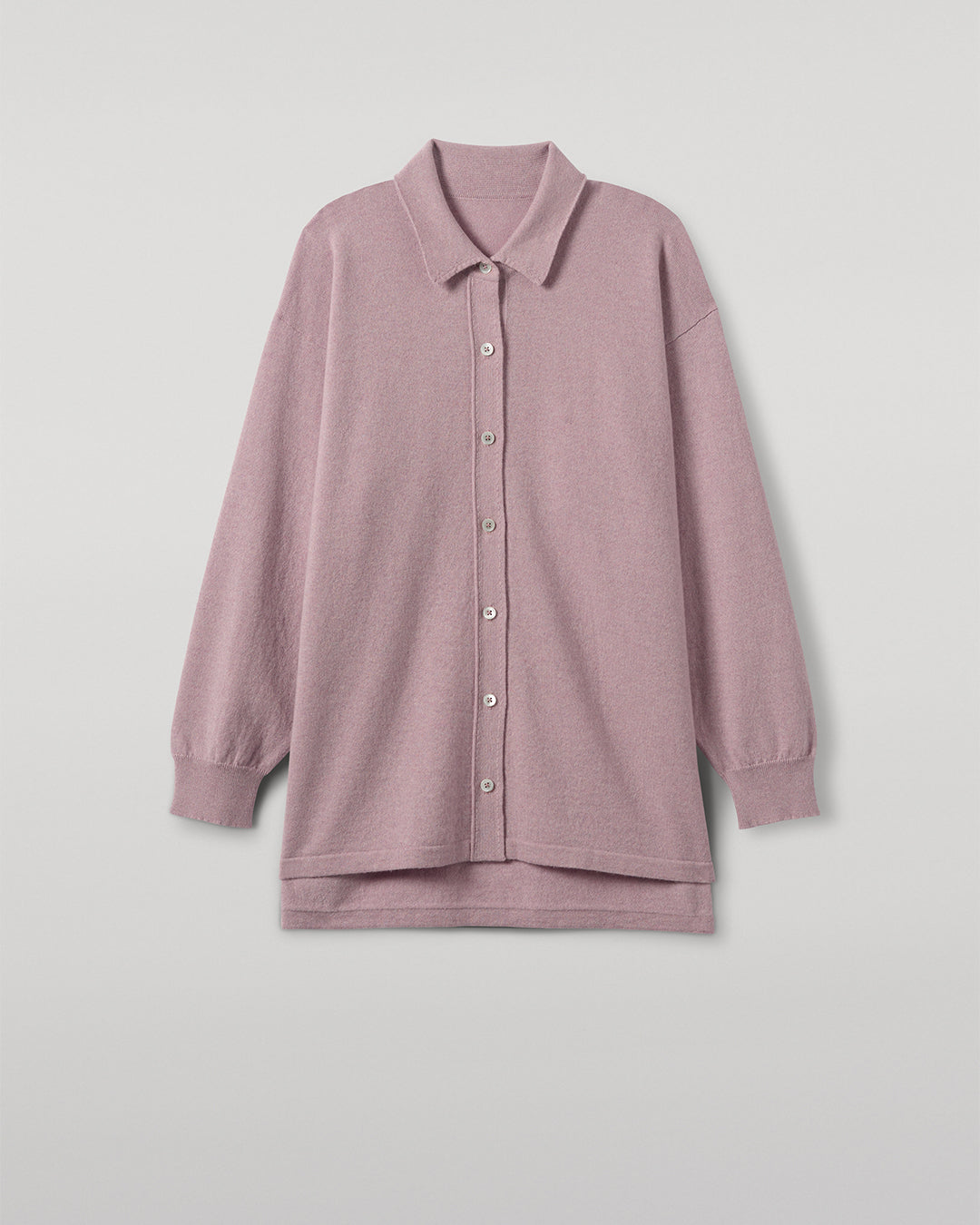 JOHNSTONS OF ELGIN WOMENS MUNRO SHIRT PINK 100% CASHMERE KAP05765HE0071