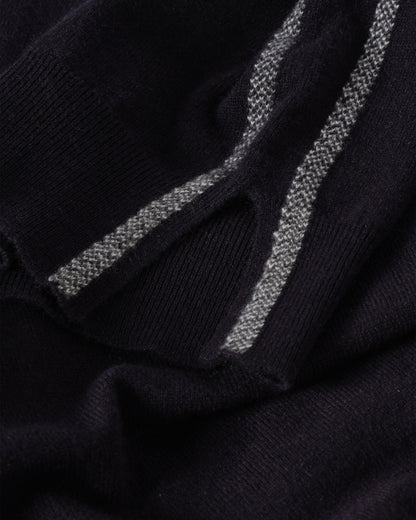 JOHNSTONS OF ELGIN WOMENS TILDA CREW SWEATER NAVY KAP05768Q25971