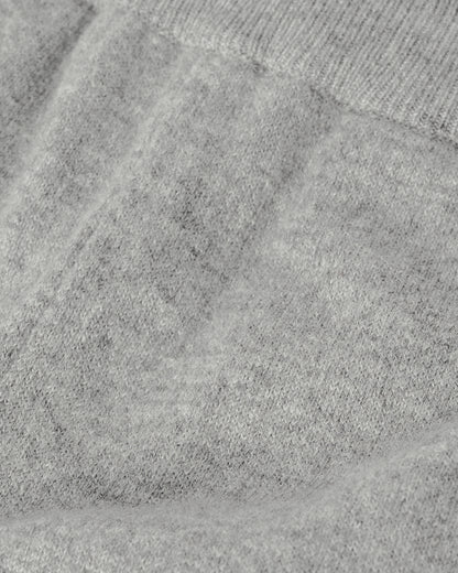 Johnstons of Elgin Women's Knitwear Light Grey Wide Leg Cashmere Trousers KBP00926HA0308