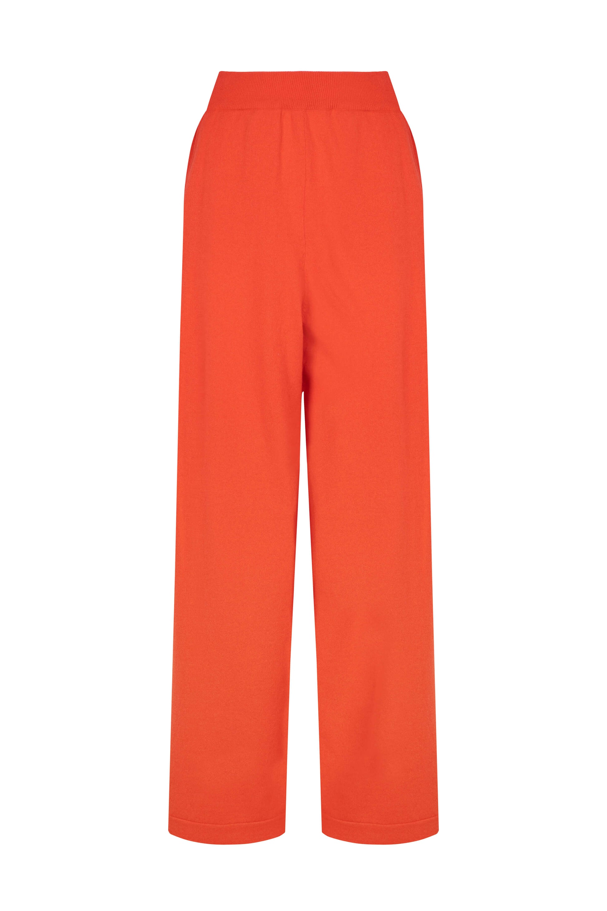 Johnstons of Elgin SS24 Women's Knitwear Coral Wide Leg Cashmere Culottes KBP00926SG4262