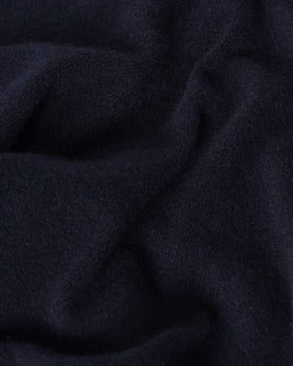 Johnstons of Elgin AW25 Women's Knitwear Dark Navy Slouchy Cashmere Trousers KBP00957SD7286