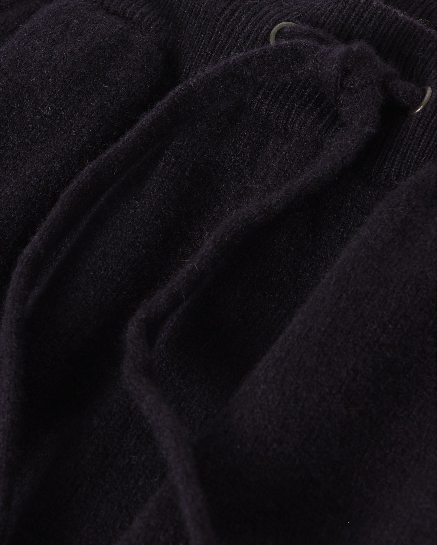 JOHNSTONS OF ELGIN LEWIS LOUNGE PANTS PERFORMANCE CASHMERE TAPERED JOGGERS - 2 PLY NAVY 97% CASHMERE, 3% POLYESTER KBP01124SD7666