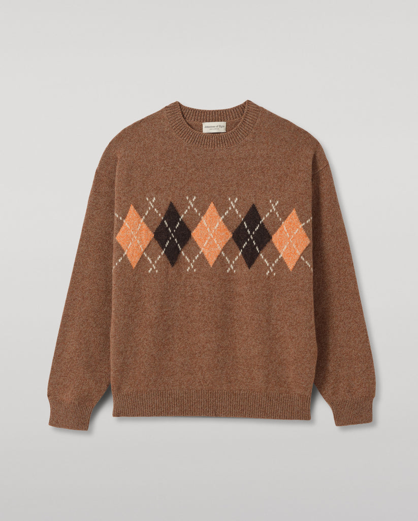 Johnstons of Elgin Lambswool Knitwear in a multi colour stack
