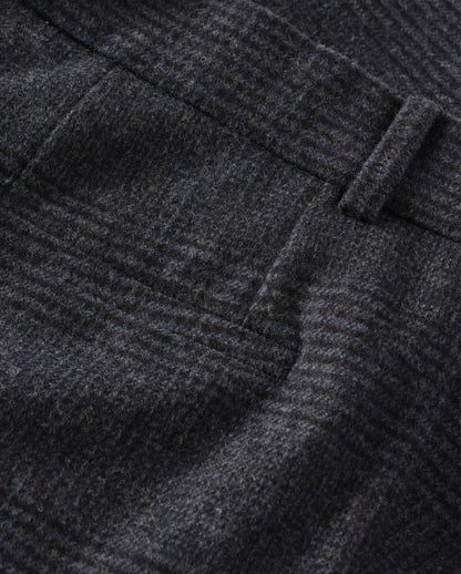JOHNSTONS OF ELGIN WOMENS MACARA WOOL CM PLEATED TROUSERS 90% WOOL, 10% CASHMERE TB000858RU7850