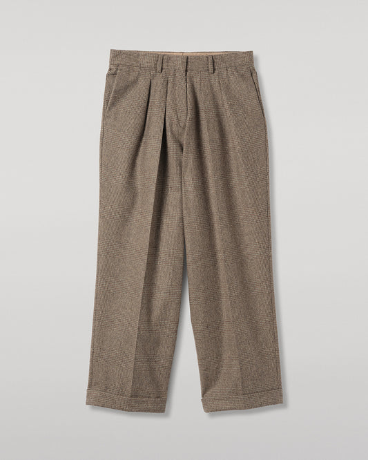 JOHNSTONS OF ELGIN WOMENS MACARA WOOL CM PLEATED TROUSERS 90% WOOL, 10% CASHMERE  TB000858RU7849