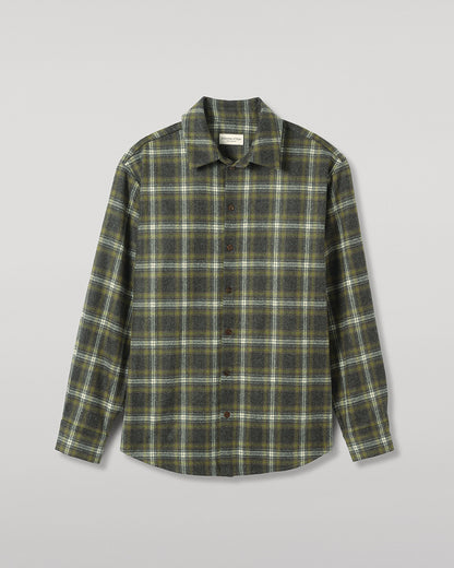 JOHNSTONS OF ELGIN MENS CAPERCAILLIE WOOL CM OVERSHIRT 90% WOOL, 10% CASHMERE TB000859RU7843