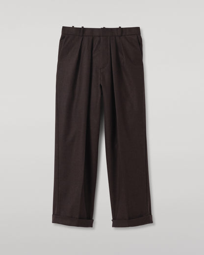 JOHNSTONS OF ELGIN MENS TRAQUAIR CASHMERE TROUSERS 90% WOOL, 10% CASHMERE TB000862RU7867