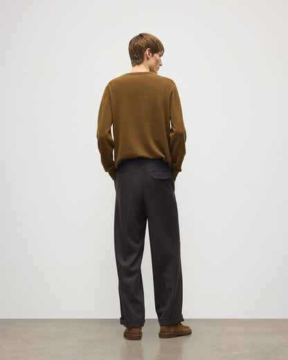 JOHNSTONS OF ELGIN MENS TRAQUAIR CASHMERE TROUSERS 90% WOOL, 10% CASHMERE TB000862RU7867