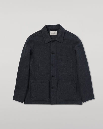 Johnstons of Elgin Men's Tailoring Navy Weavers Jacket TD000429RU7472
