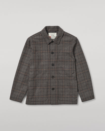 JOHNSTONS OF ELGIN MENS WOOL WEAVERS JACKET 100% WOOL TD000546RU7862
