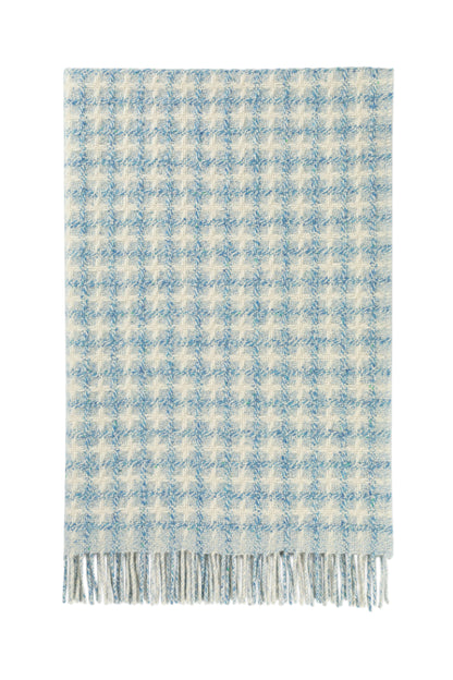 Johnstons of Elgin 2024 Baby Blanket Collection Blue Donegal Cashmere Baby Blanket WA001955RU7540ONE