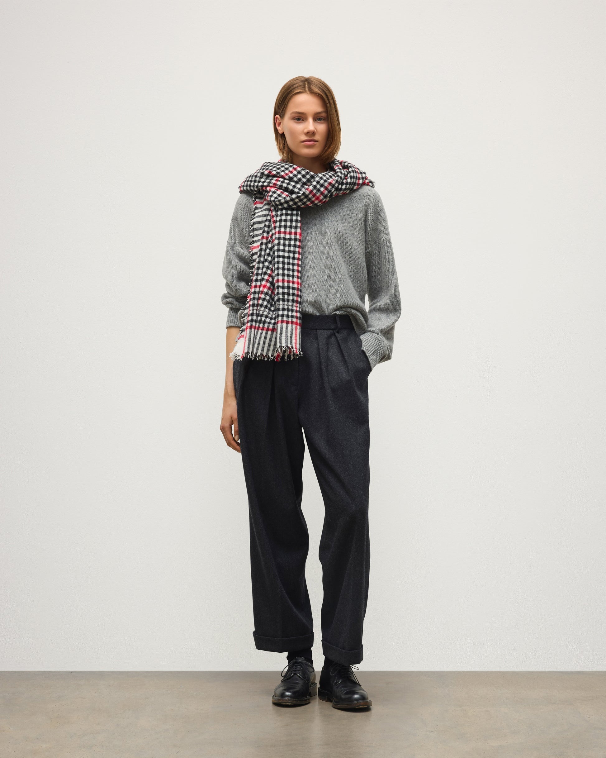 JOHNSTONS OF ELGIN CASHMERE GULLANE STOLE 100% CASHMERE WA002643RU7775ONE