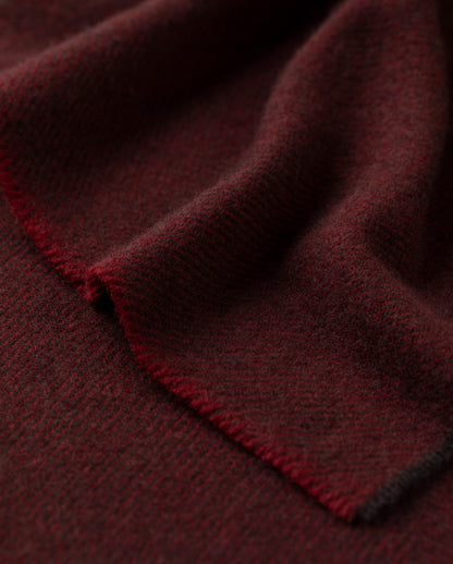 JOHNSTONS OF ELGIN CASHMERE MOUNTAIN TWILL SCARF RED 100% CASHMERE WA002645RU7803ONE