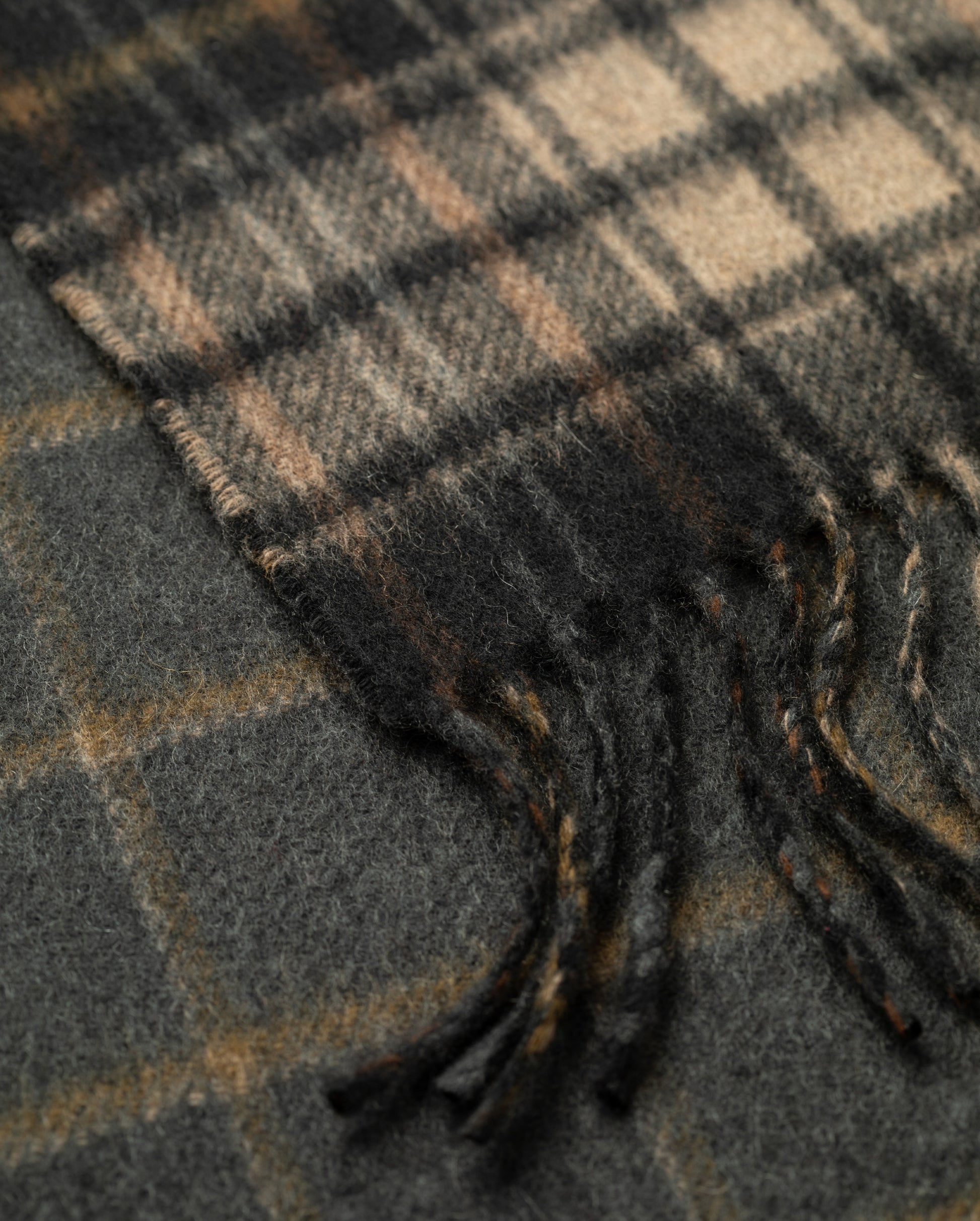 JOHNSTONS OF ELGIN CASHMERE CONTRAST REVERSIBLE SCARF 100% CASHMERE WA000020RU7795ONE