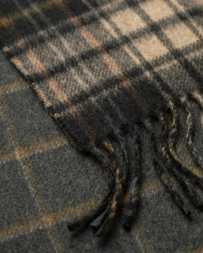 JOHNSTONS OF ELGIN CASHMERE CONTRAST REVERSIBLE SCARF 100% CASHMERE WA000020RU7795ONE