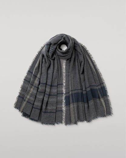 JOHNSTONS OF ELGIN CASHMERE GULLANE STOLE NATURAL 100% CASHMERE WA002642RU7773ONE
