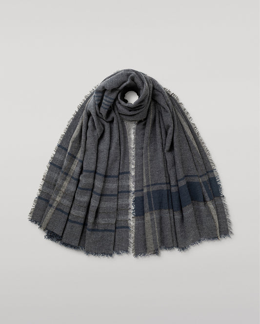 JOHNSTONS OF ELGIN CASHMERE GULLANE STOLE NATURAL 100% CASHMERE WA002642RU7773ONE