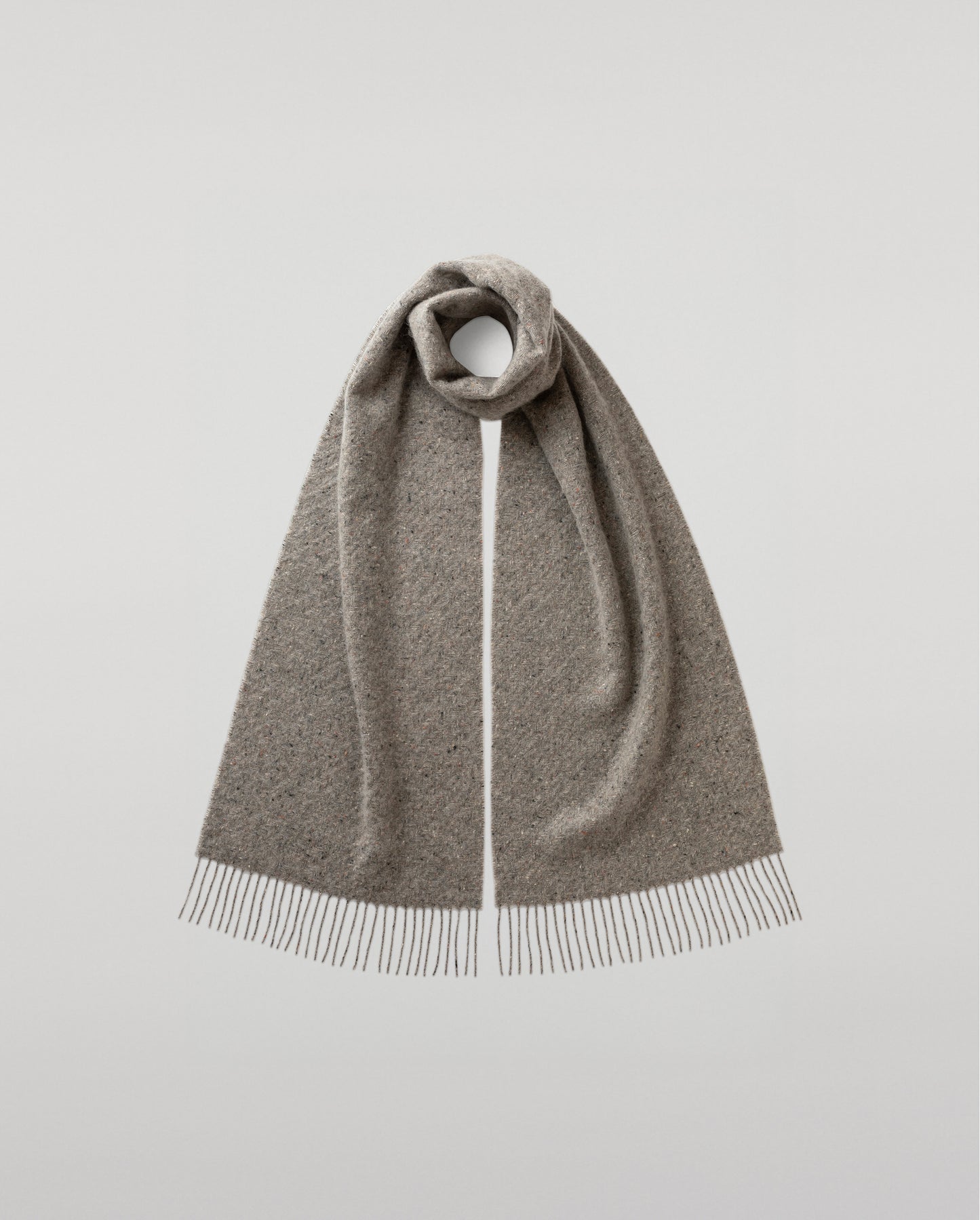 Johnstons of Elgin Woven Accessories Peregrine Lofty Twill Cashmere Scarf WAC02307RU7656ONE