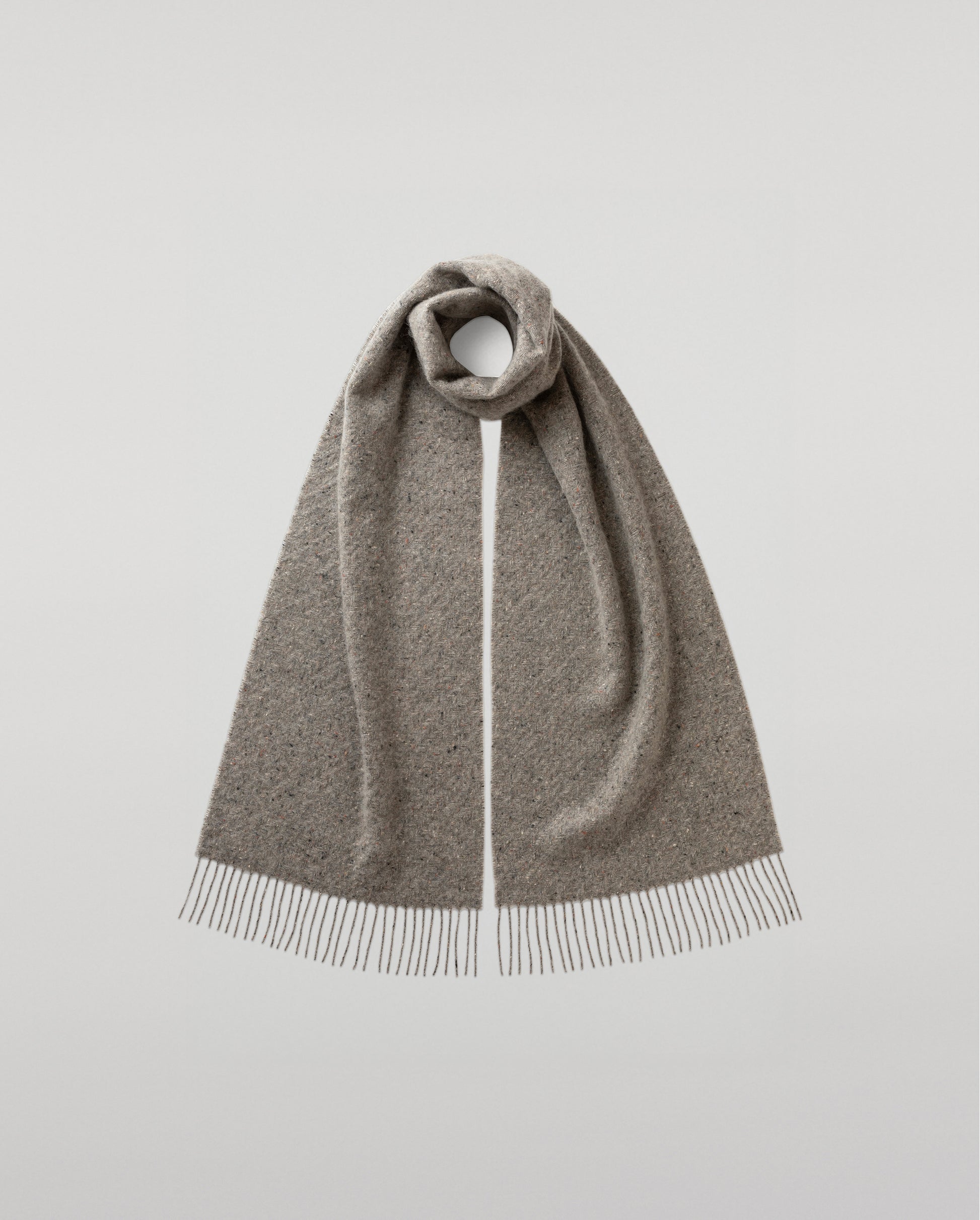 Johnstons of Elgin Woven Accessories Peregrine Lofty Twill Cashmere Scarf WAC02307RU7656ONE