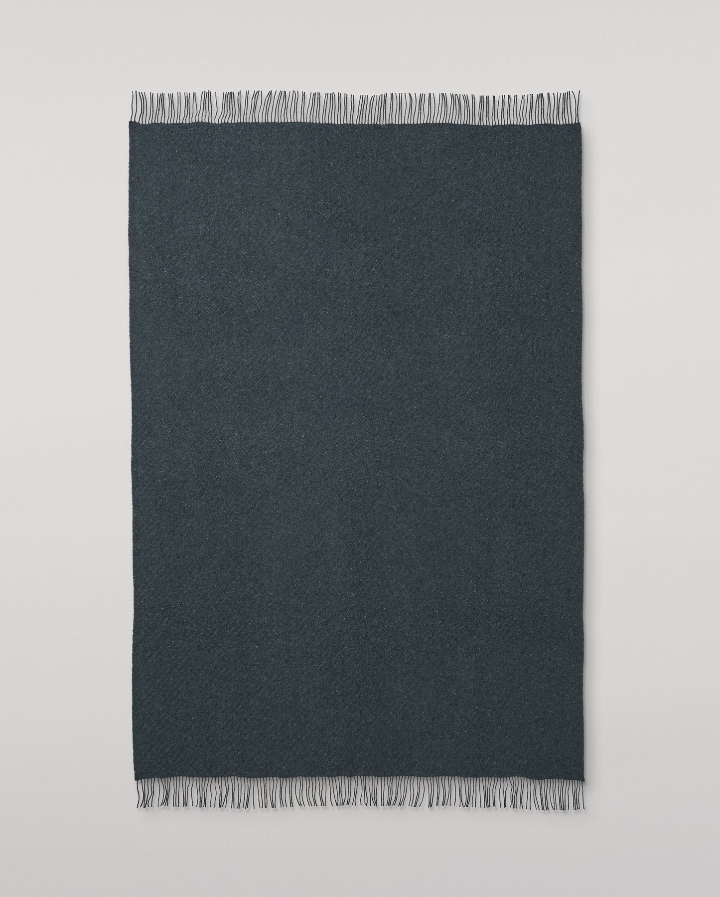 Johnstons of Elgin Lofty Cashmere Blanket in Storm Blue WAC02308RU7654ONE