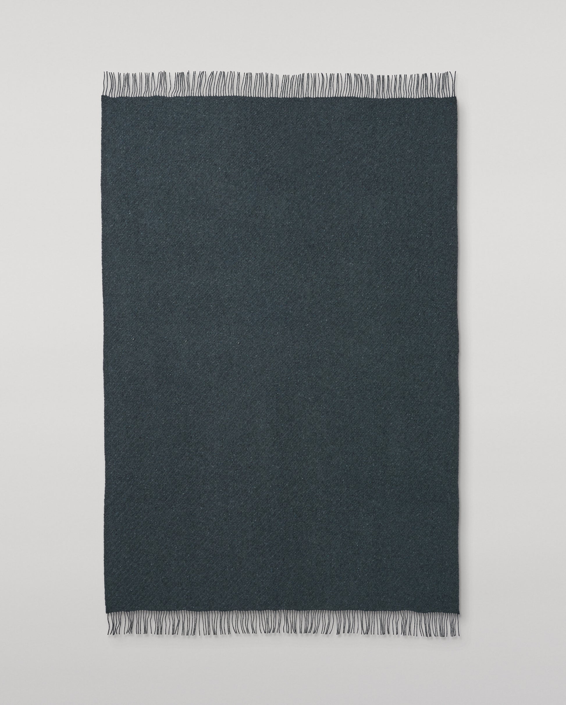 Johnstons of Elgin Lofty Cashmere Blanket in Storm Blue WAC02308RU7654ONE