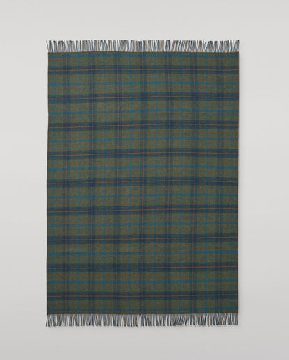 Johnstons of Elgin Blanket Collection Bright & Dark Check Double Face Lambswool Throw WD000021RU6315N/A